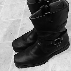 Sketchers leather mens size 12 riding boots